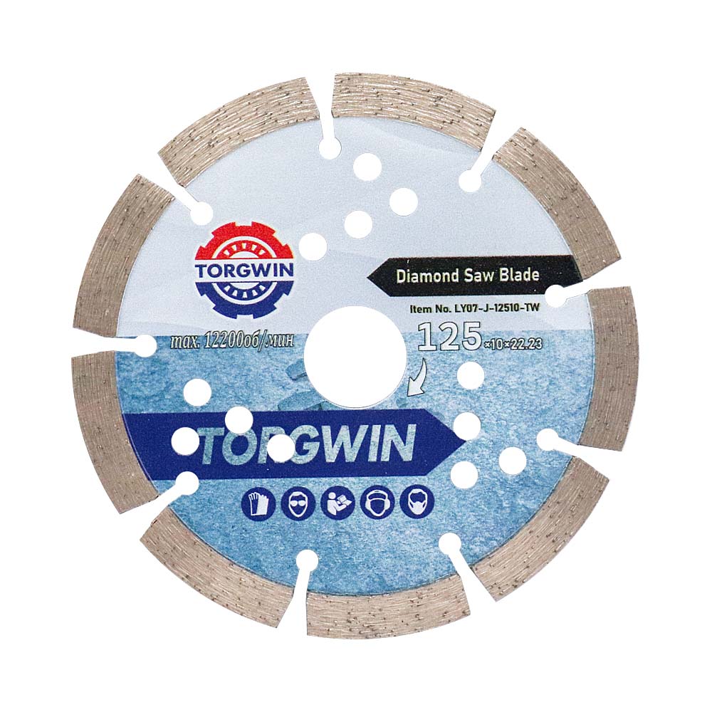 125 ملم شفرة منشار الماس مجزأة للخرسانة 125 ملم شفرة منشار الماس مجزأة للخرسانة